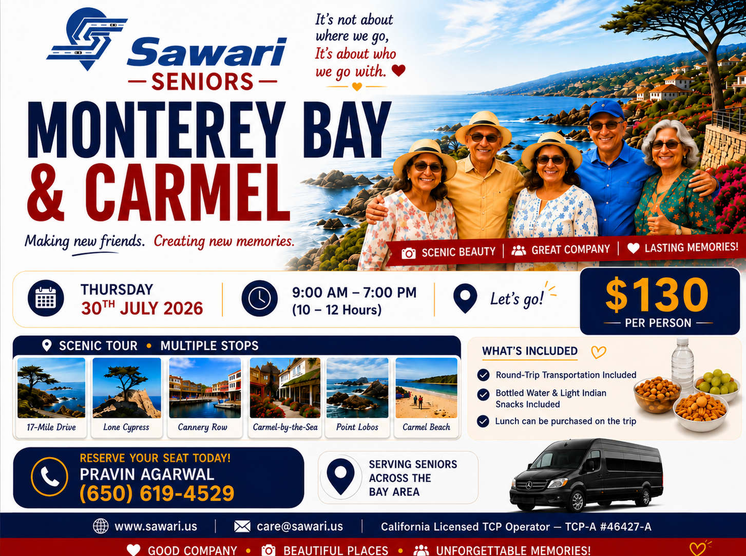 Monterey & Carmel Day Trip 
