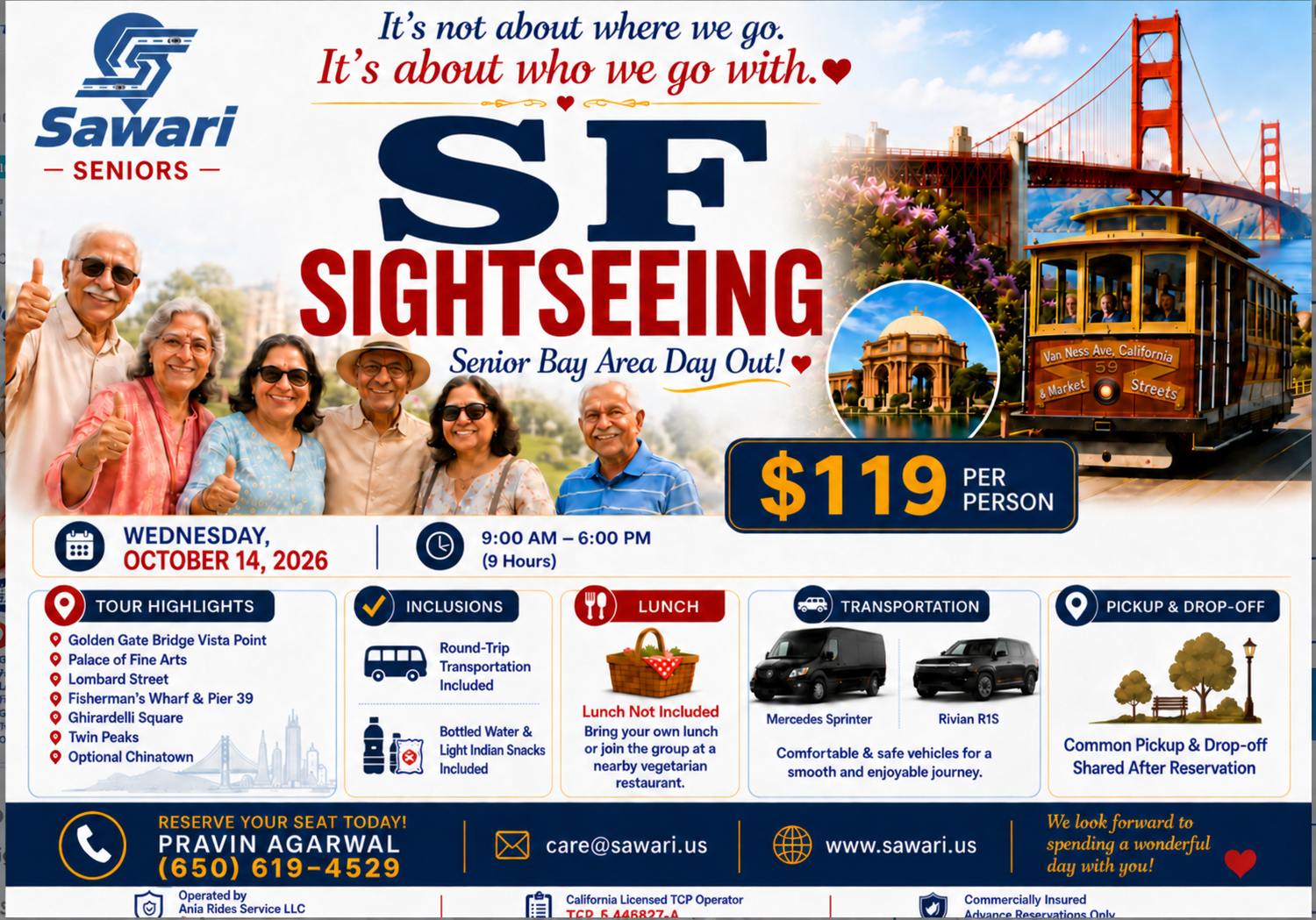 SF Sightseeing — Senior Day Out