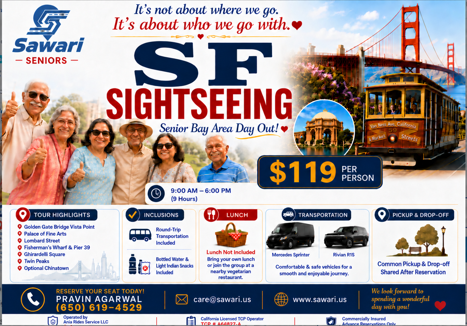 SF Sightseeing — Senior Day Out