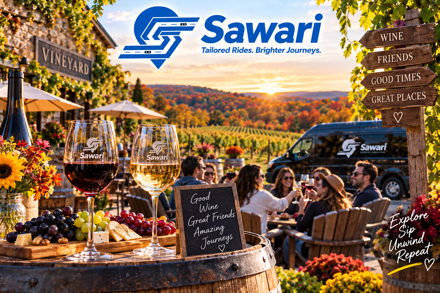 4 Wineries • 1 Beautiful Fall Day