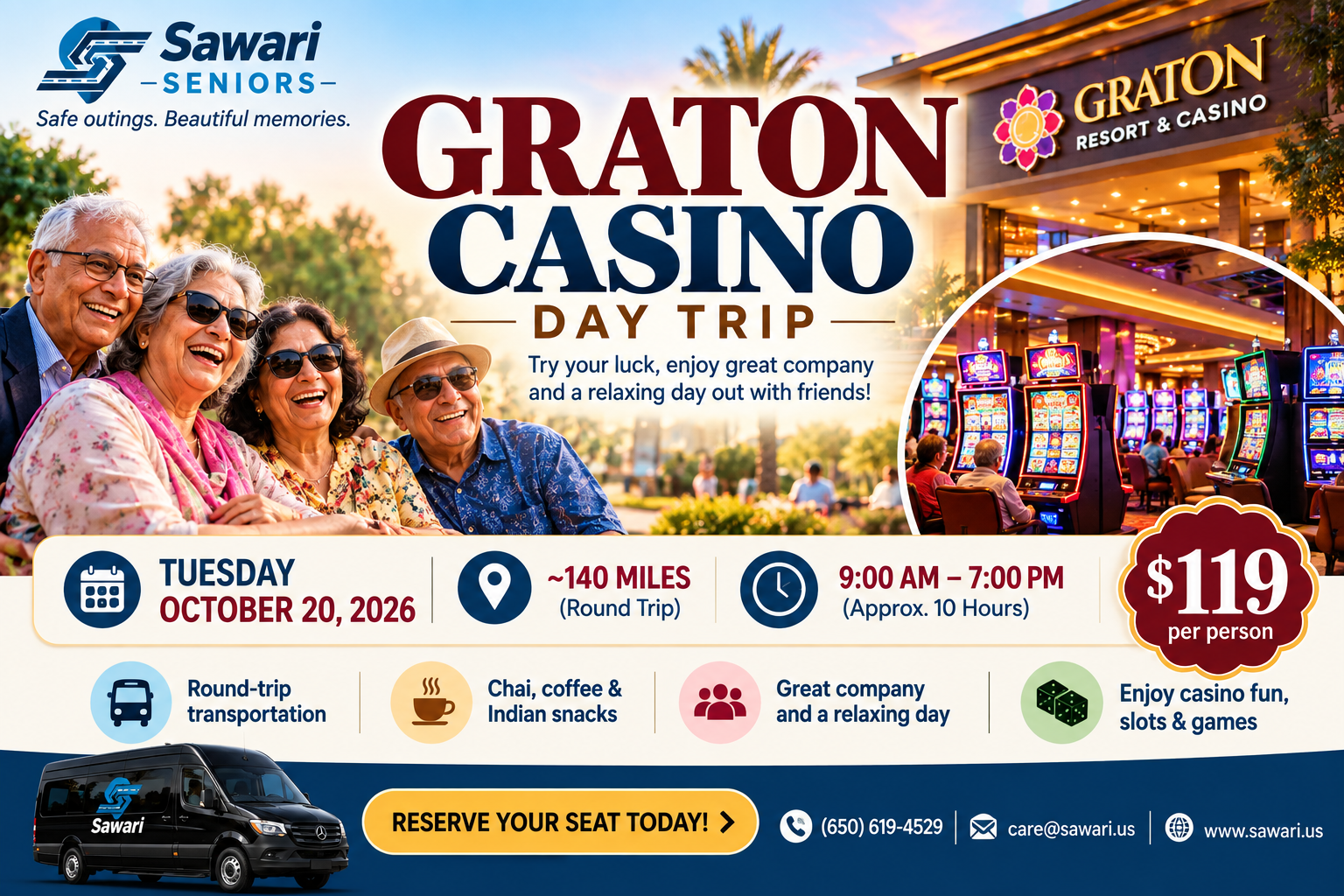 Graton Resort & Casino Day Trip – SF Bay Area