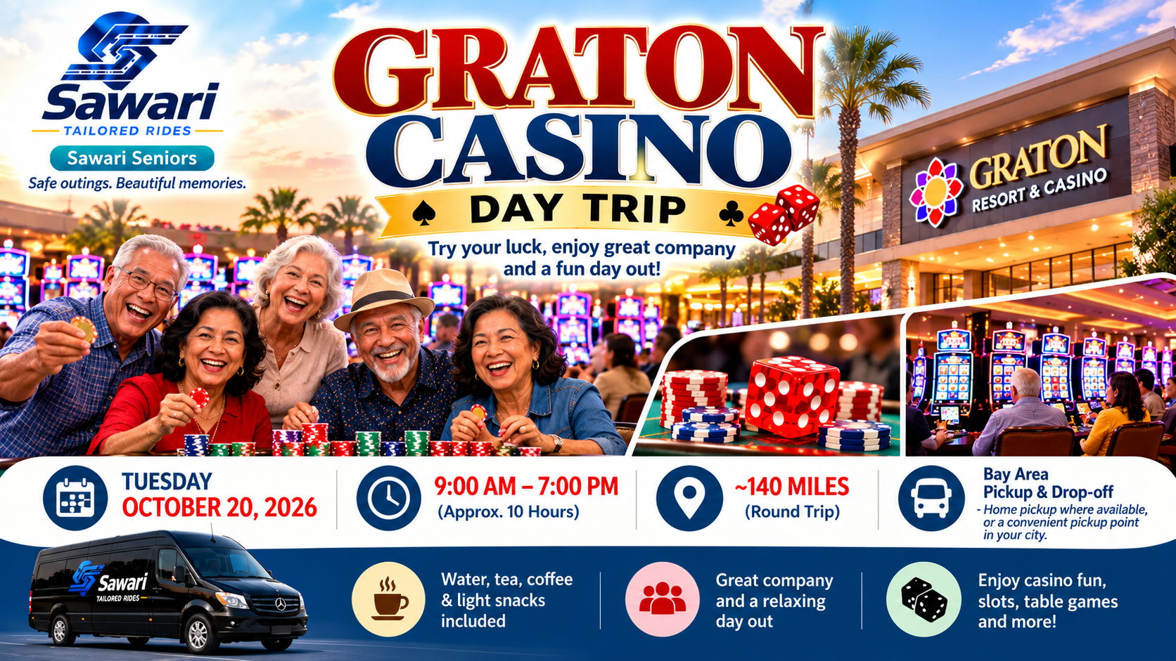 Graton Resort & Casino Day Trip – SF Bay Area